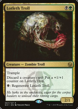 Lotleth Troll [GRN Guild Kit] | Cards and Coasters CA