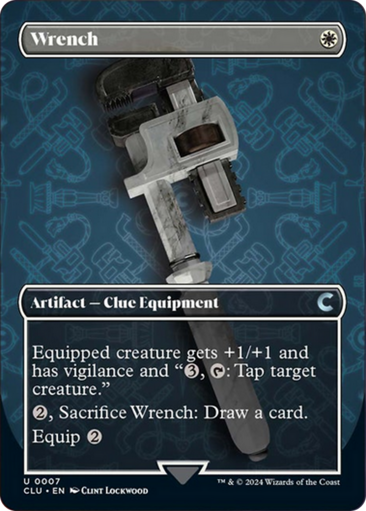 Wrench (Borderless) [Ravnica: Clue Edition] | Cards and Coasters CA