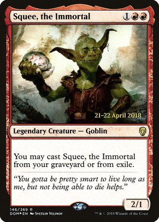 Squee, the Immortal [Dominaria Promos] | Cards and Coasters CA