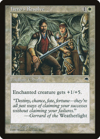 Hero's Resolve [Tempest] | Cards and Coasters CA