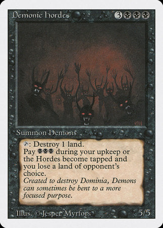 Demonic Hordes [Revised Edition] | Cards and Coasters CA