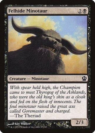 Felhide Minotaur [Theros] | Cards and Coasters CA