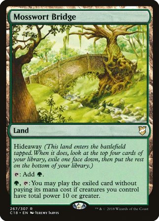 Mosswort Bridge [Commander 2018] | Cards and Coasters CA