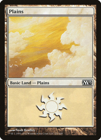 Plains (231) [Magic 2013] | Cards and Coasters CA