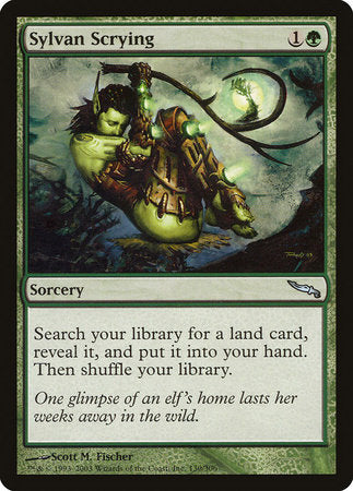Sylvan Scrying [Mirrodin] | Cards and Coasters CA