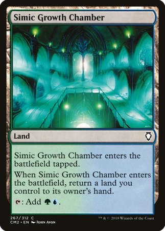 Simic Growth Chamber [Commander Anthology Volume II] | Cards and Coasters CA