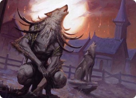 Lord of the Ulvenwald Art Card [Innistrad: Midnight Hunt Art Series] | Cards and Coasters CA