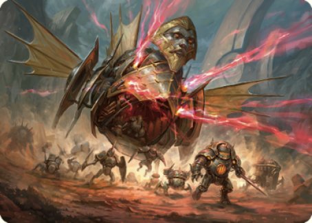 Liberator, Urza's Battlethopter Art Card [The Brothers' War Art Series] | Cards and Coasters CA