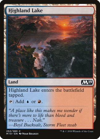 Highland Lake [Core Set 2019] | Cards and Coasters CA