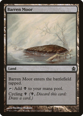 Barren Moor [Commander 2011] | Cards and Coasters CA