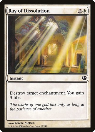 Ray of Dissolution [Theros] | Cards and Coasters CA