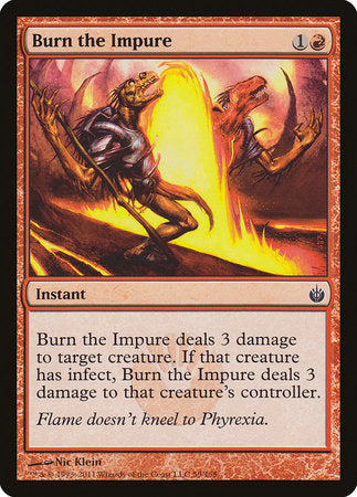 Burn the Impure [Mirrodin Besieged] | Cards and Coasters CA