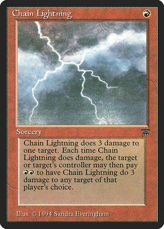 Chain Lightning [Legends] | Cards and Coasters CA