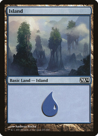 Island (237) [Magic 2014] | Cards and Coasters CA