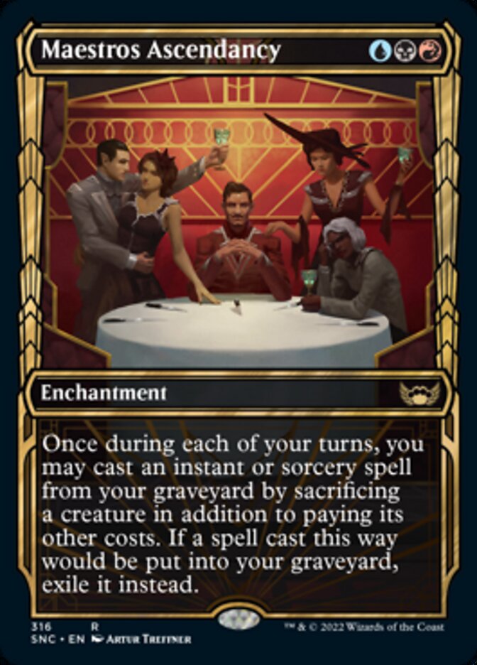 Maestros Ascendancy (Showcase Golden Age) [Streets of New Capenna] | Cards and Coasters CA