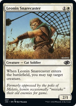 Leonin Snarecaster [Jumpstart 2022] | Cards and Coasters CA