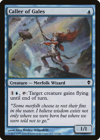 Caller of Gales [Zendikar] | Cards and Coasters CA