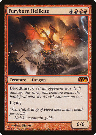 Furyborn Hellkite [Magic 2012] | Cards and Coasters CA