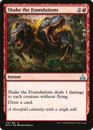 Shake the Foundations [Rivals of Ixalan] | Cards and Coasters CA