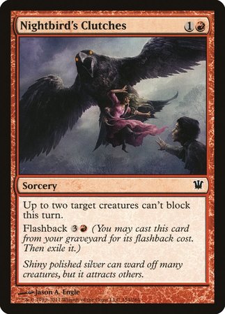 Nightbird's Clutches [Innistrad] | Cards and Coasters CA