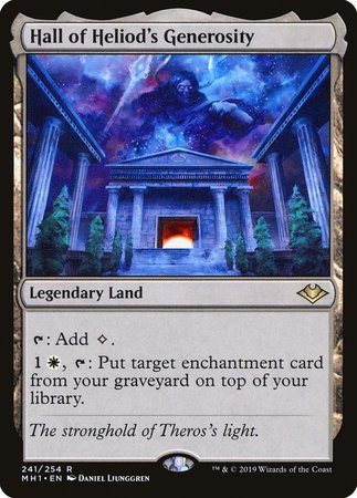 Hall of Heliod's Generosity [Modern Horizons] | Cards and Coasters CA