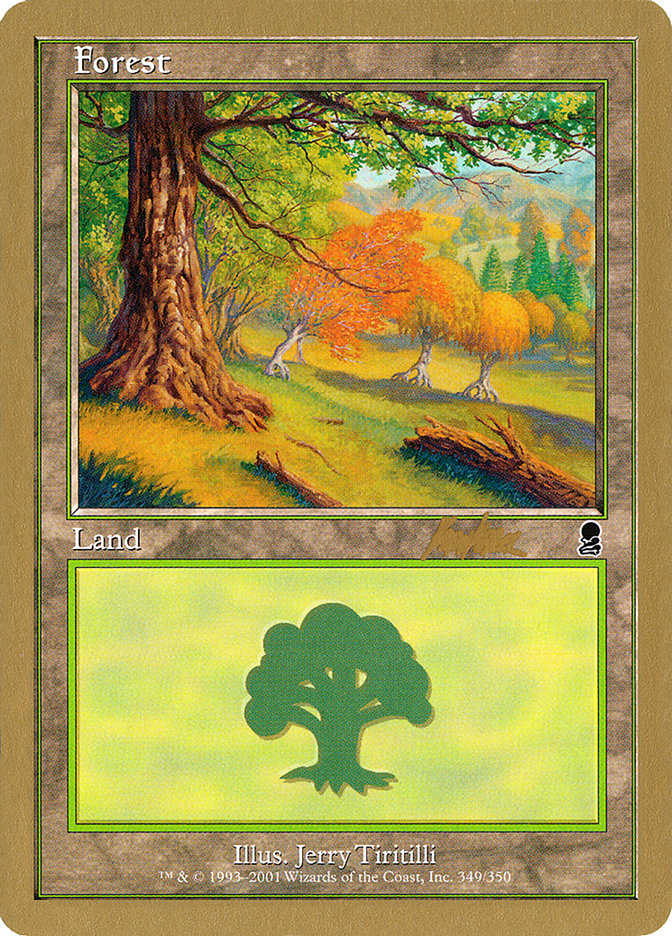 Forest (Brian Kibler) [World Championship Decks 2002] | Cards and Coasters CA