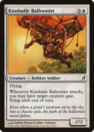 Kinsbaile Balloonist [Lorwyn] | Cards and Coasters CA