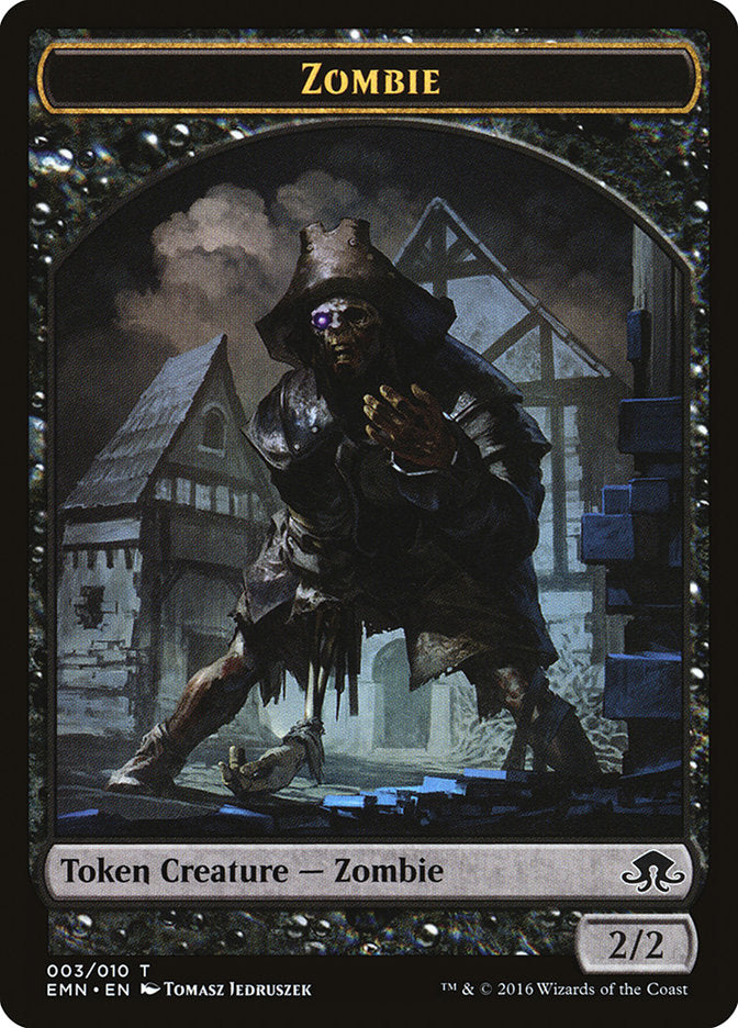 Zombie (003/010) [Eldritch Moon Tokens] | Cards and Coasters CA