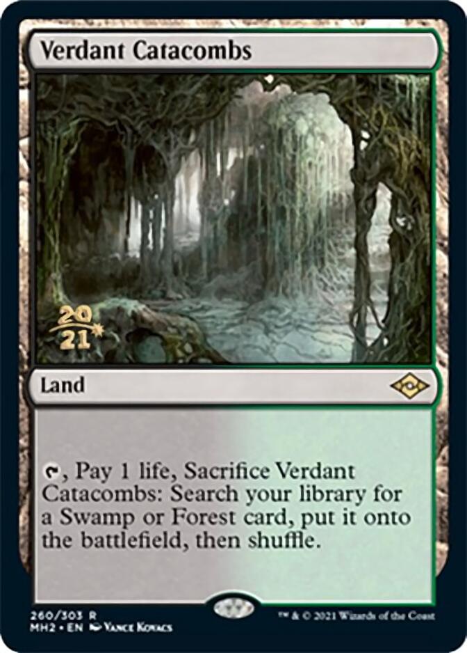 Verdant Catacombs [Modern Horizons 2 Prerelease Promos] | Cards and Coasters CA