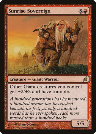 Sunrise Sovereign [Lorwyn] | Cards and Coasters CA