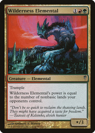 Wilderness Elemental [Coldsnap] | Cards and Coasters CA