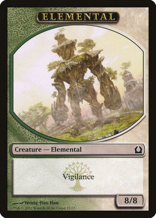 Elemental Token (Green/White) [Return to Ravnica Tokens] | Cards and Coasters CA