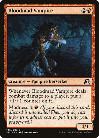 Bloodmad Vampire [Shadows over Innistrad] | Cards and Coasters CA