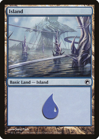 Island (235) [Scars of Mirrodin] | Cards and Coasters CA