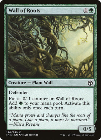 Wall of Roots [Iconic Masters] | Cards and Coasters CA