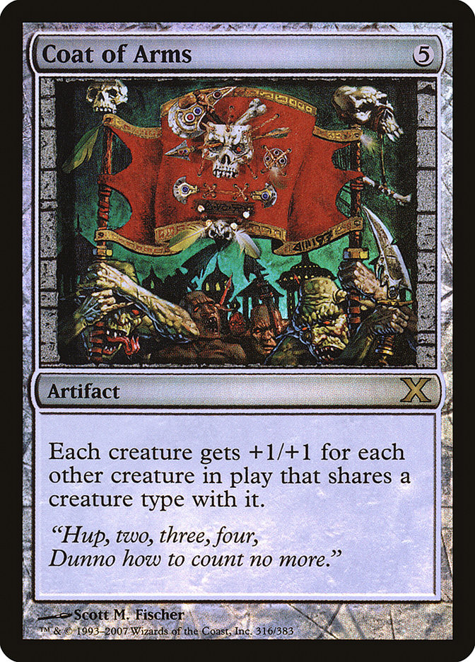 Coat of Arms (Premium Foil) [Tenth Edition] | Cards and Coasters CA