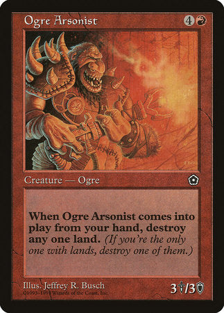 Ogre Arsonist [Portal Second Age] | Cards and Coasters CA