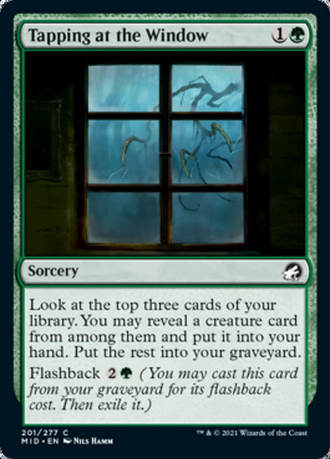 Tapping at the Window [Innistrad: Midnight Hunt] | Cards and Coasters CA