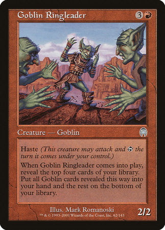 Goblin Ringleader [Apocalypse] | Cards and Coasters CA