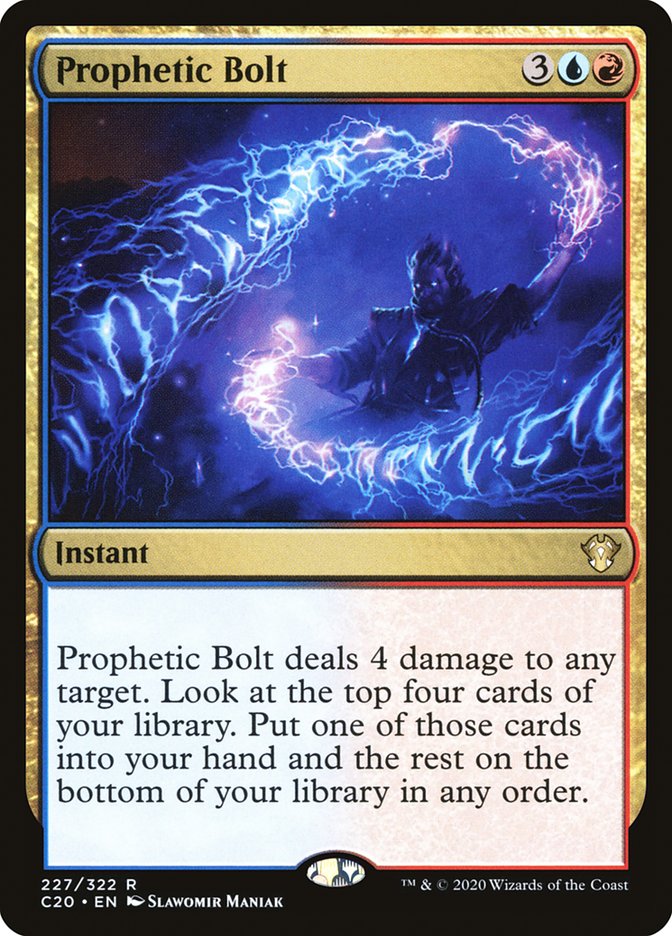 Prophetic Bolt [Commander 2020] | Cards and Coasters CA