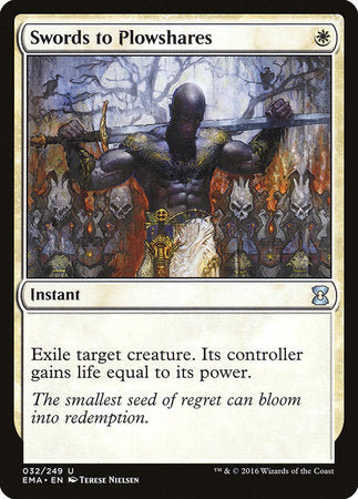 Swords to Plowshares [Eternal Masters] | Cards and Coasters CA