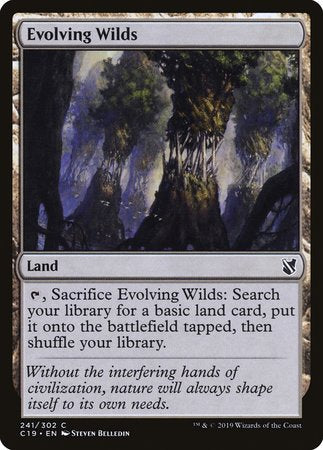 Evolving Wilds [Commander 2019] | Cards and Coasters CA