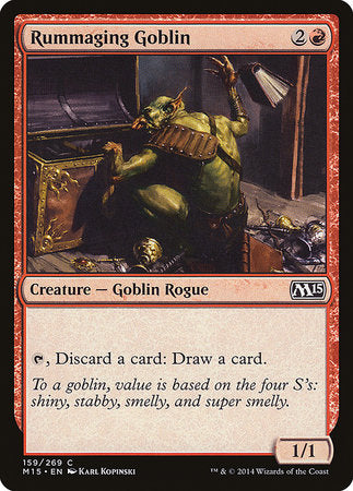 Rummaging Goblin [Magic 2015] | Cards and Coasters CA