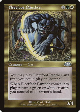 Fleetfoot Panther [Planeshift] | Cards and Coasters CA