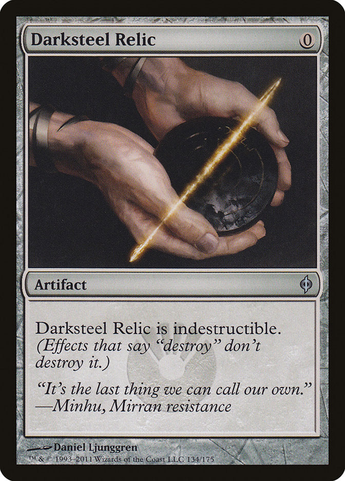 Darksteel Relic [New Phyrexia] | Cards and Coasters CA