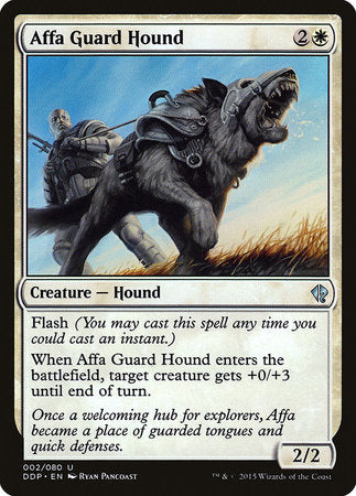 Affa Guard Hound [Duel Decks: Zendikar vs. Eldrazi] | Cards and Coasters CA