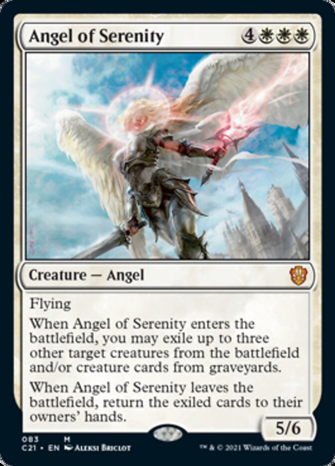 Angel of Serenity [Commander 2021] | Cards and Coasters CA