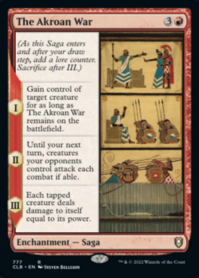 The Akroan War [Commander Legends: Battle for Baldur's Gate] | Cards and Coasters CA