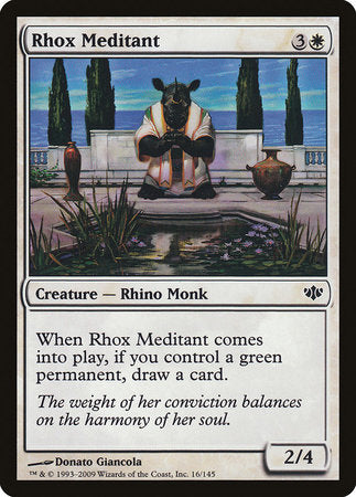 Rhox Meditant [Conflux] | Cards and Coasters CA