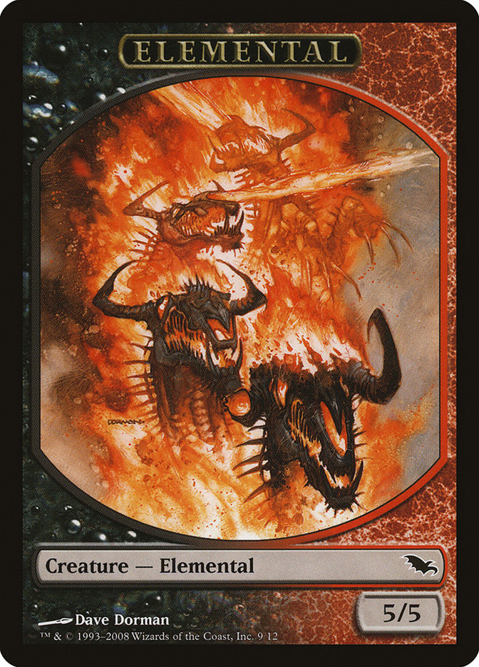Elemental (9/12) [Shadowmoor Tokens] | Cards and Coasters CA
